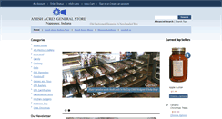 Desktop Screenshot of amishacresgeneralstore.com